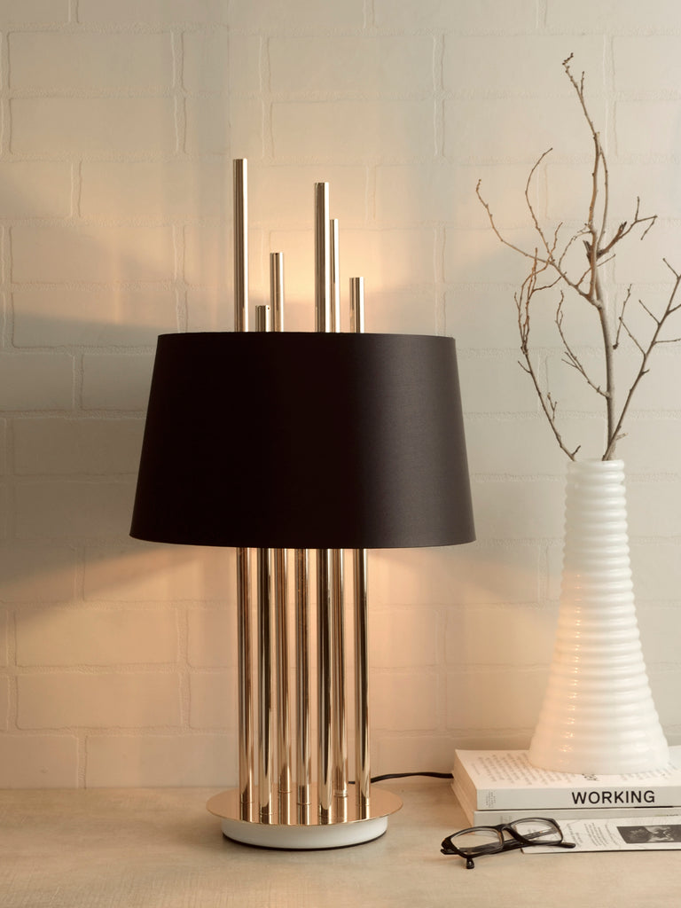 Mildred Black Gold Table Lamp | Buy Luxury Table Lamps Online India