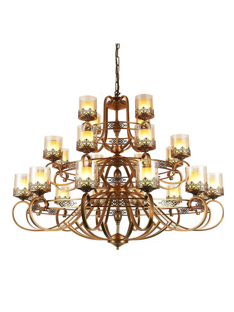 Marville Traditional Gold Chandelier | Buy Decorative Chandeliers Online India