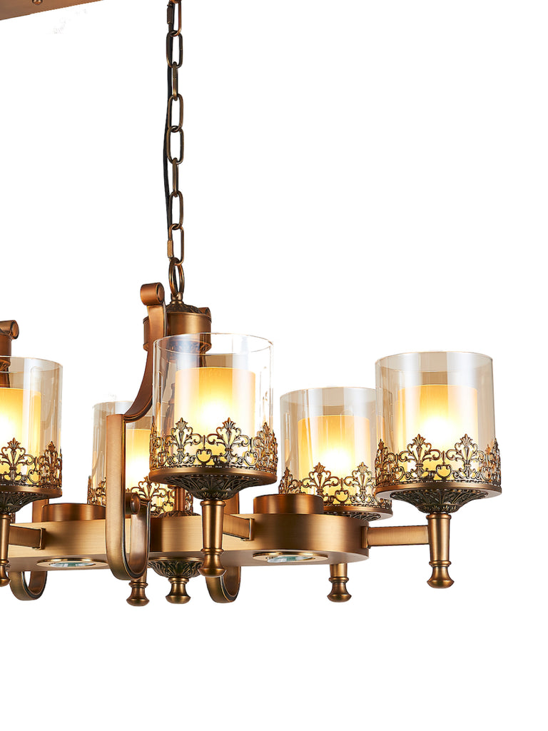 Marville Traditional Gold Chandelier | Buy Decorative Chandeliers Online India