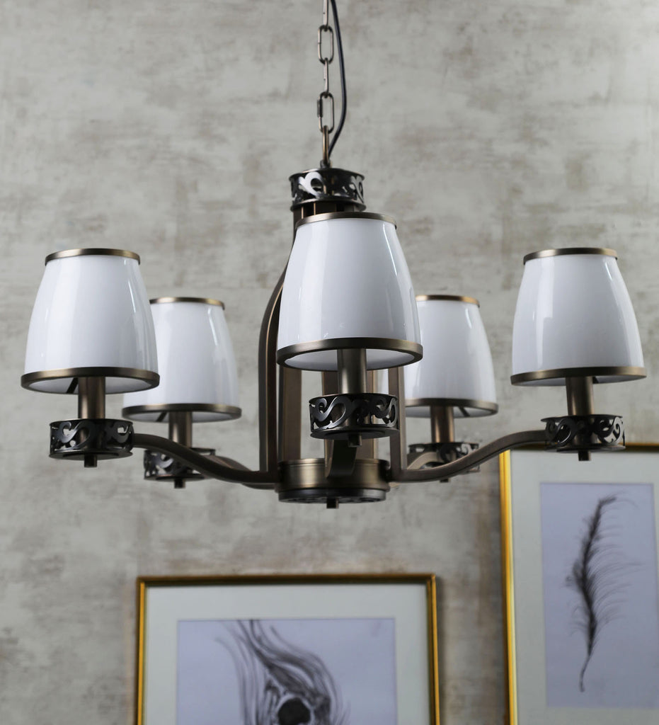 Micella 5-Lamp Traditional Chandelier | Buy Luxury Chandeliers Online India