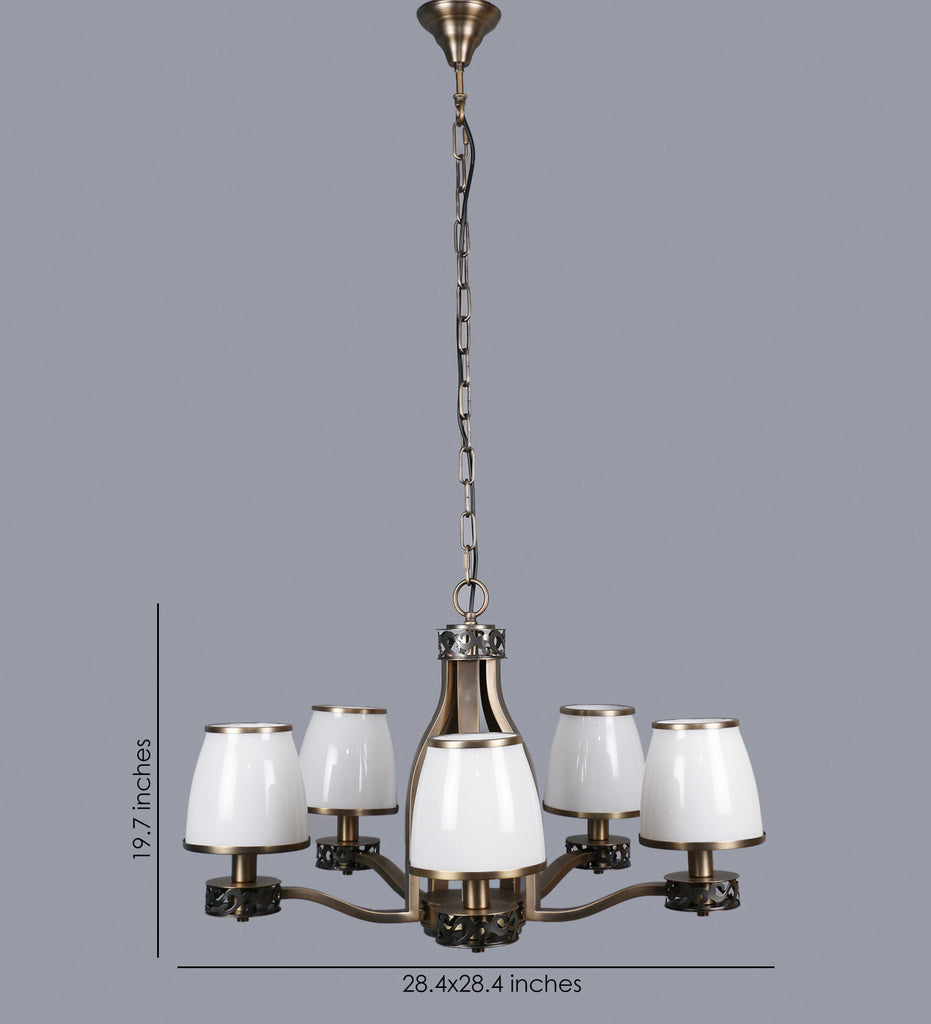 Micella 5-Lamp Traditional Chandelier | Buy Luxury Chandeliers Online India