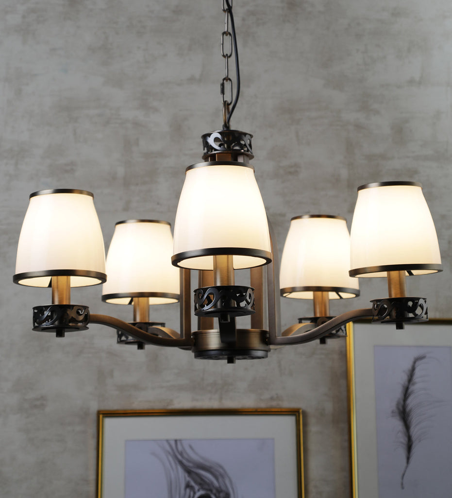 Micella 5-Lamp Traditional Chandelier | Buy Luxury Chandeliers Online India