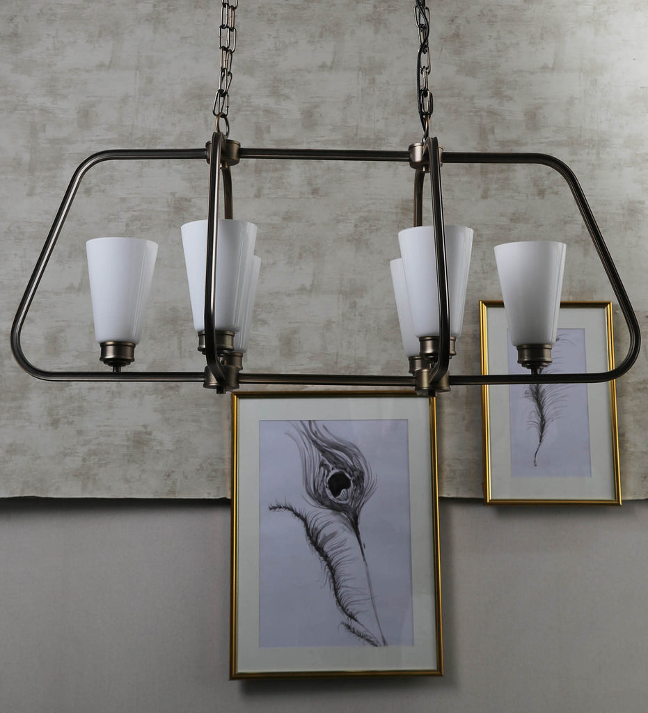 Rubella 6-Lamp Traditional Chandelier | Buy Luxury Chandeliers Online India