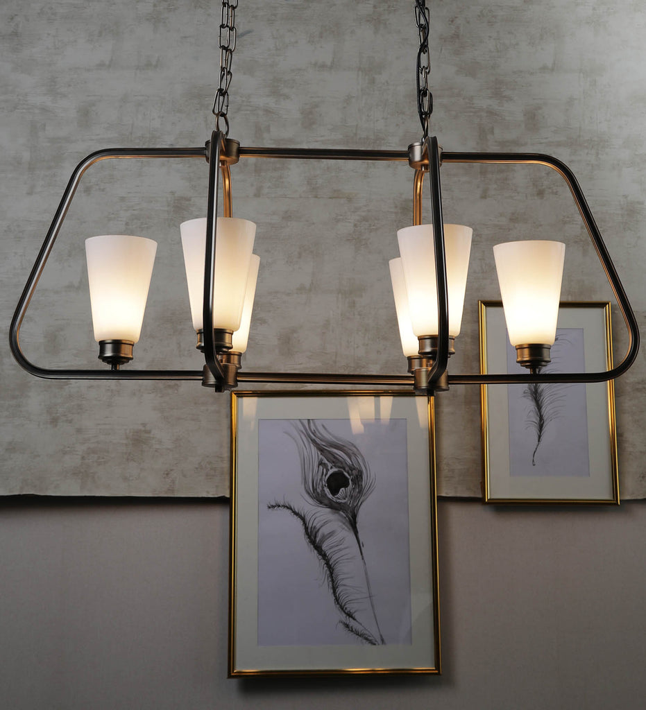 Rubella 6-Lamp Traditional Chandelier | Buy Luxury Chandeliers Online India