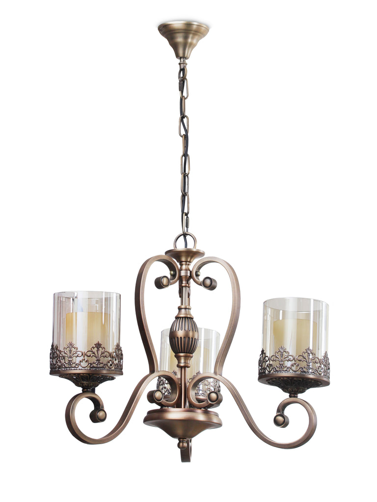 Marville 3-Lamp Vintage Chandelier Buy Luxury Chandeliers Online India