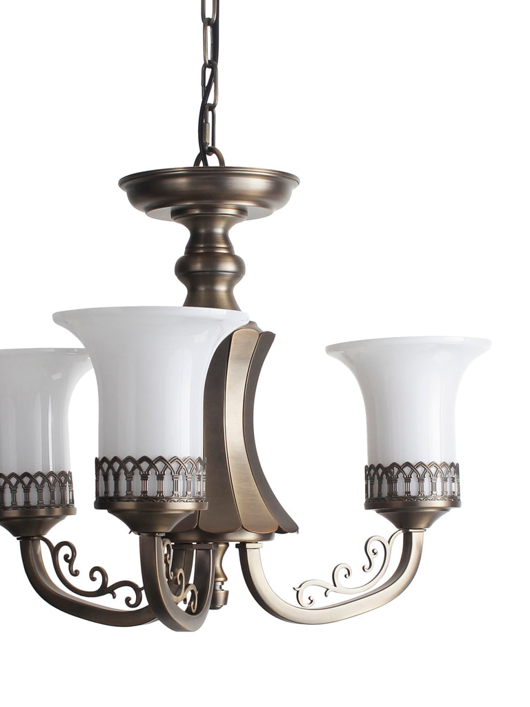 Novella 3-Lamp Traditional Chandelier | Buy Luxury Chandeliers Online India