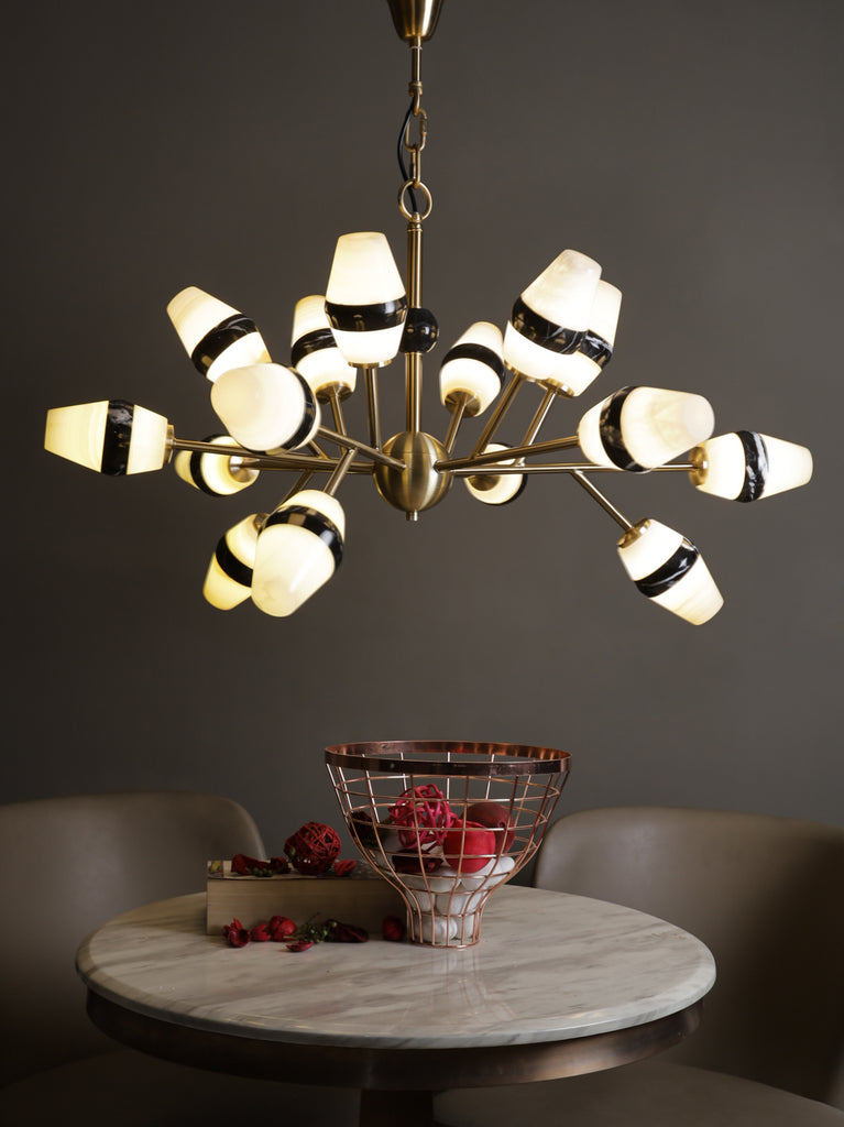 Athen 15-Lamp | Buy Premium Chandeliers Online in India | Jainsons Emporio Lights