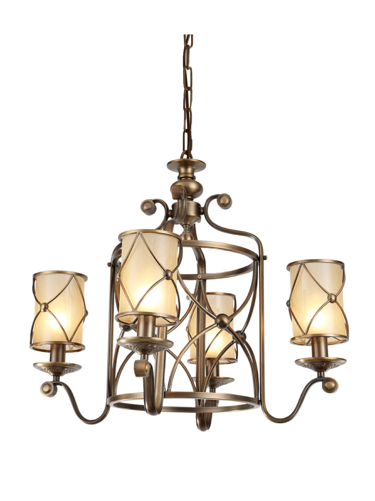 Michelle Traditional Gold Chandelier | Buy Decorative Chandeliers Online India