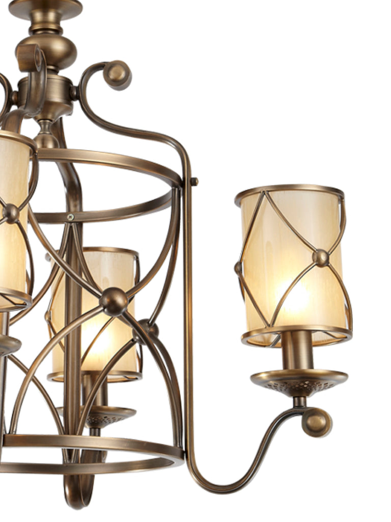 Michelle Traditional Gold Chandelier | Buy Decorative Chandeliers Online India