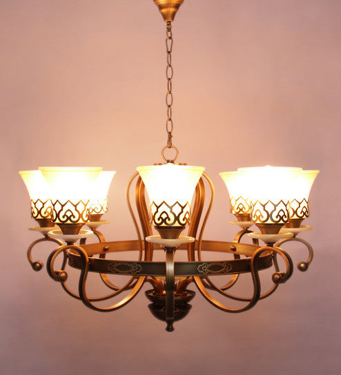 Chenille 8-Lamp Chandelier | Buy Luxury Chandeliers Online India