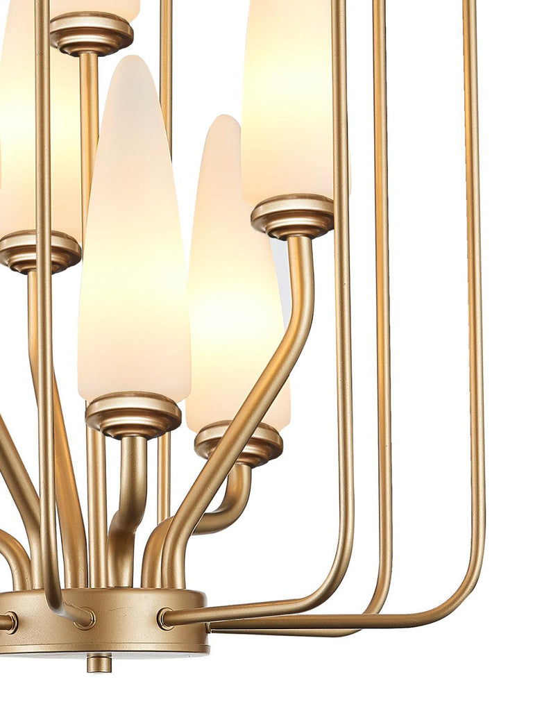 Darcelle Traditional Gold Chandelier | Buy Decorative Chandeliers Online India