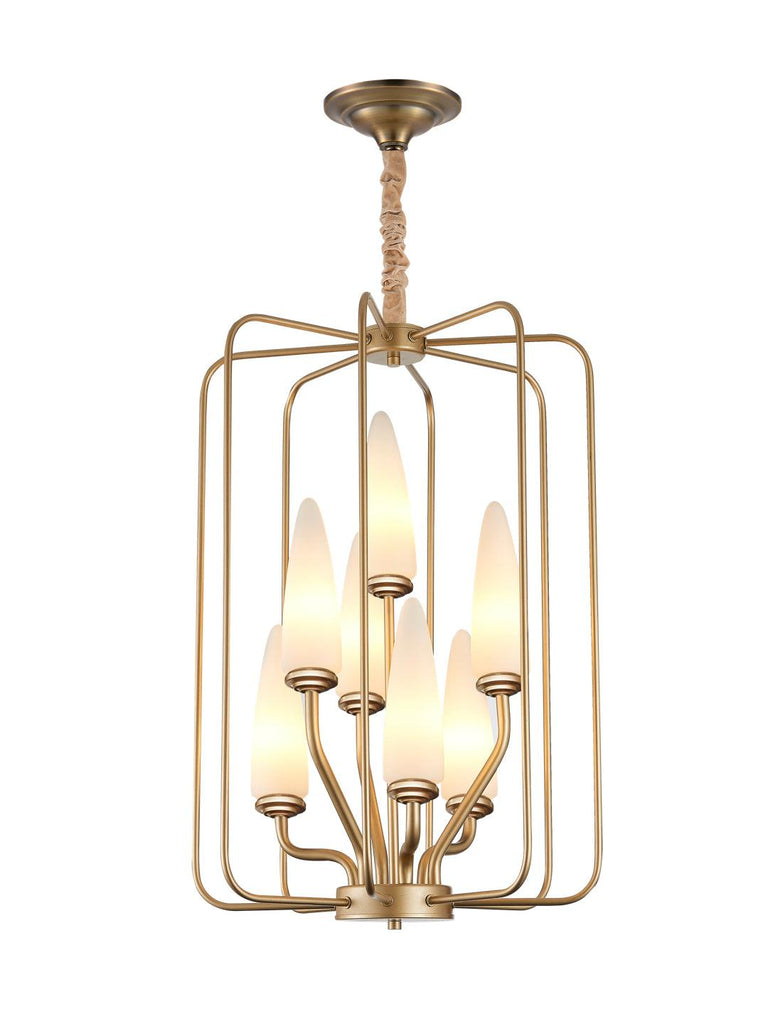 Darcelle Traditional Gold Chandelier | Buy Decorative Chandeliers Online India