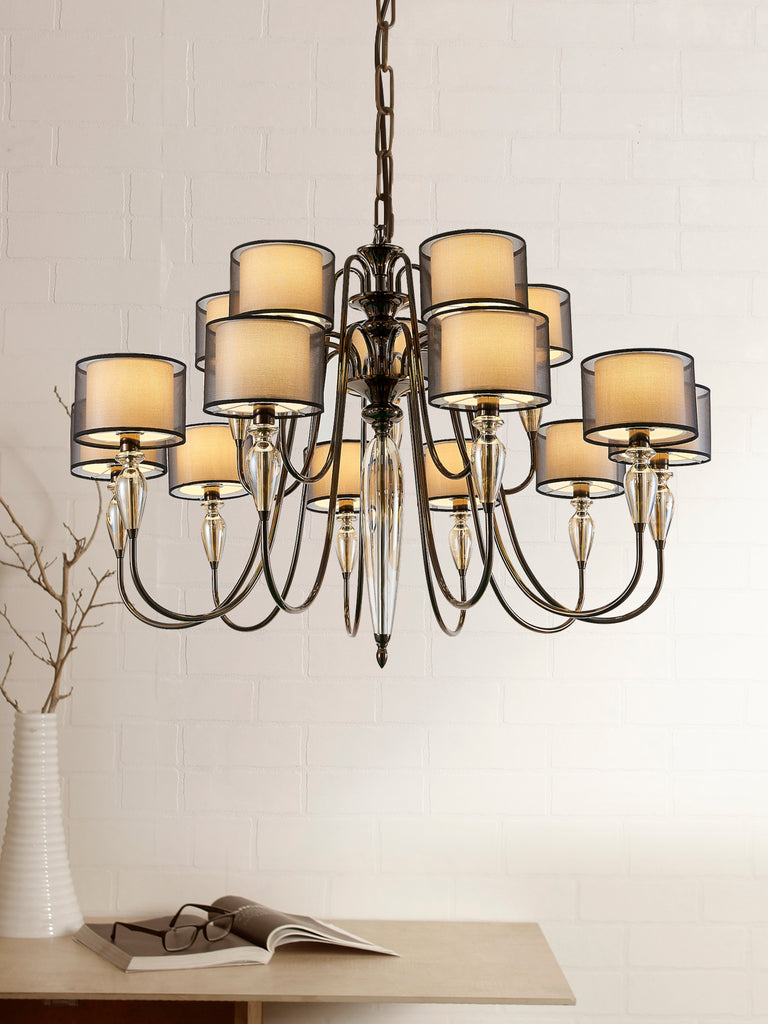 Triviano Traditional Gold Chandelier | Buy Decorative Chandeliers Online India