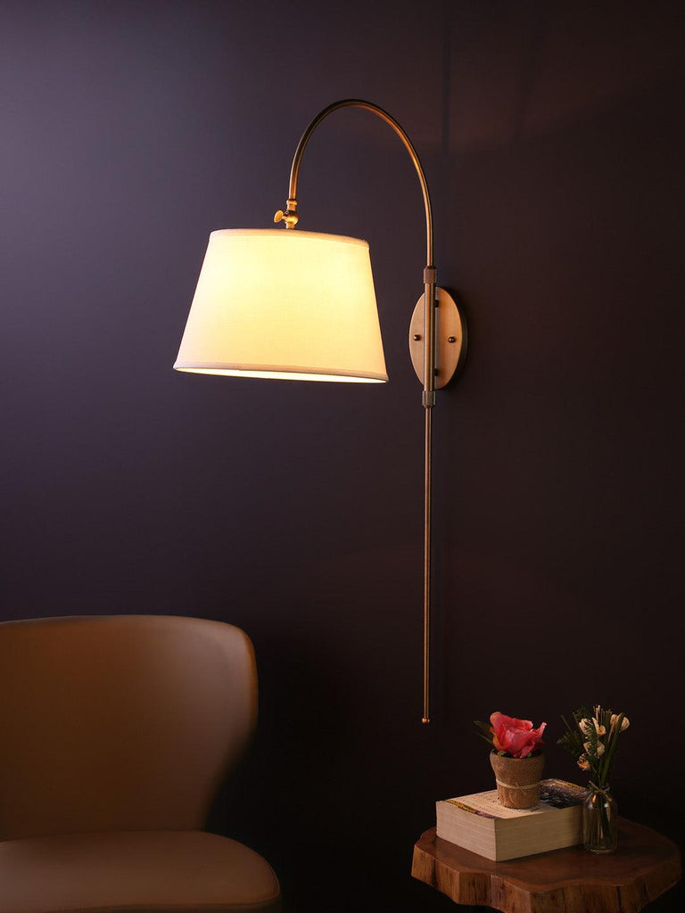 Maiden Gold Wall Lamp | Buy Modern Wall Light Online India