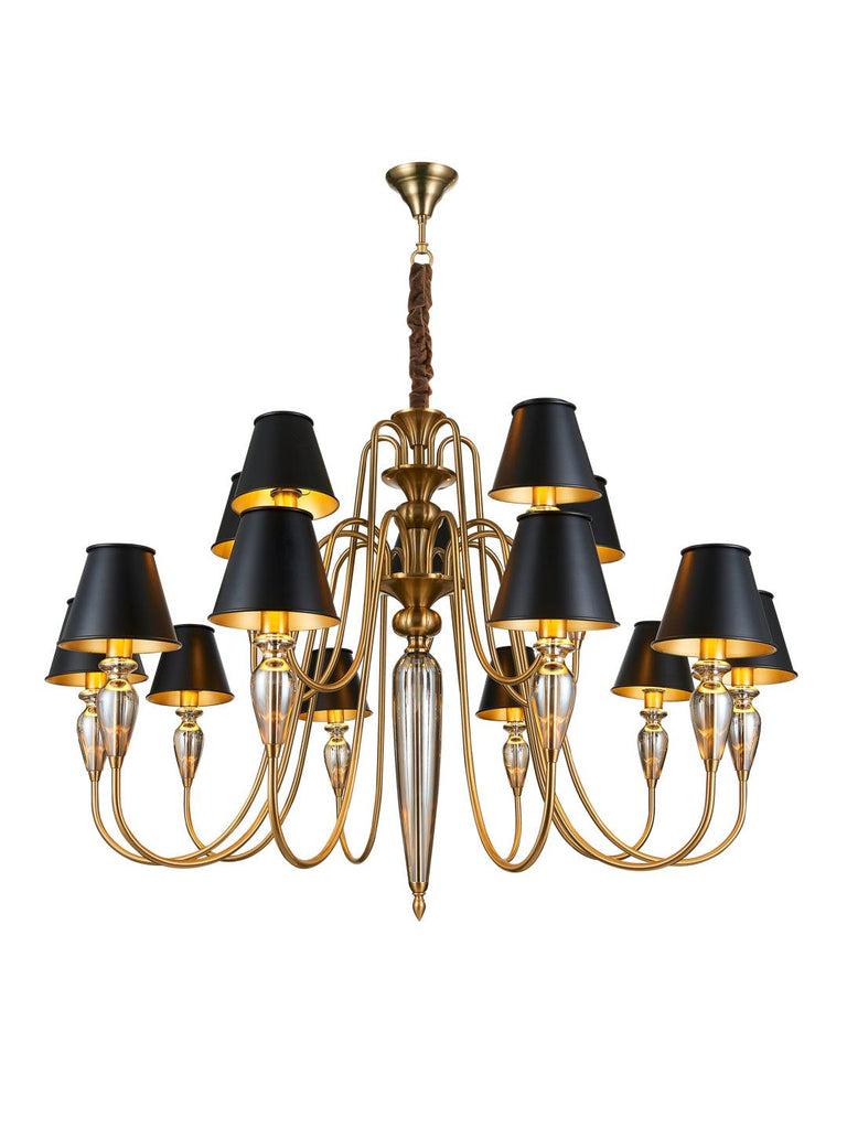 Marcelle Black Gold Chandelier Buy Decorative Chandeliers Online India