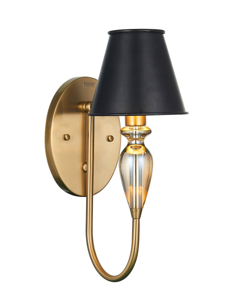 Marcelle Black Gold Wall Lamp | Buy Best Wall Light Online India