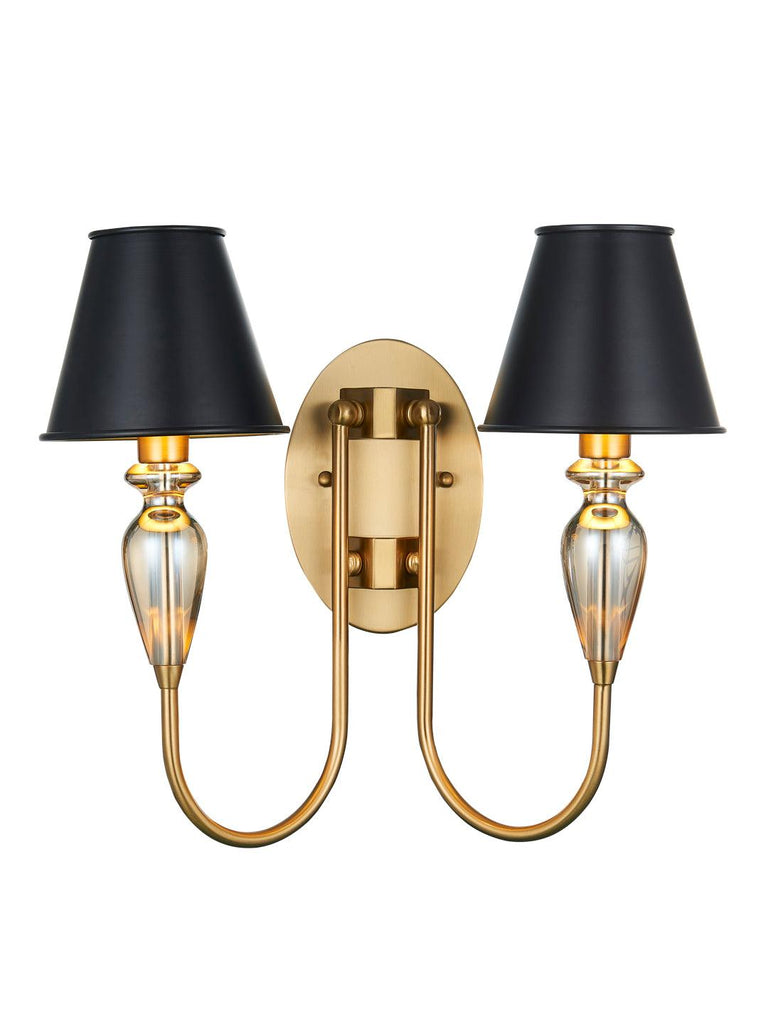 Marcelle Black Gold Wall Lamp | Buy Best Wall Light Online India