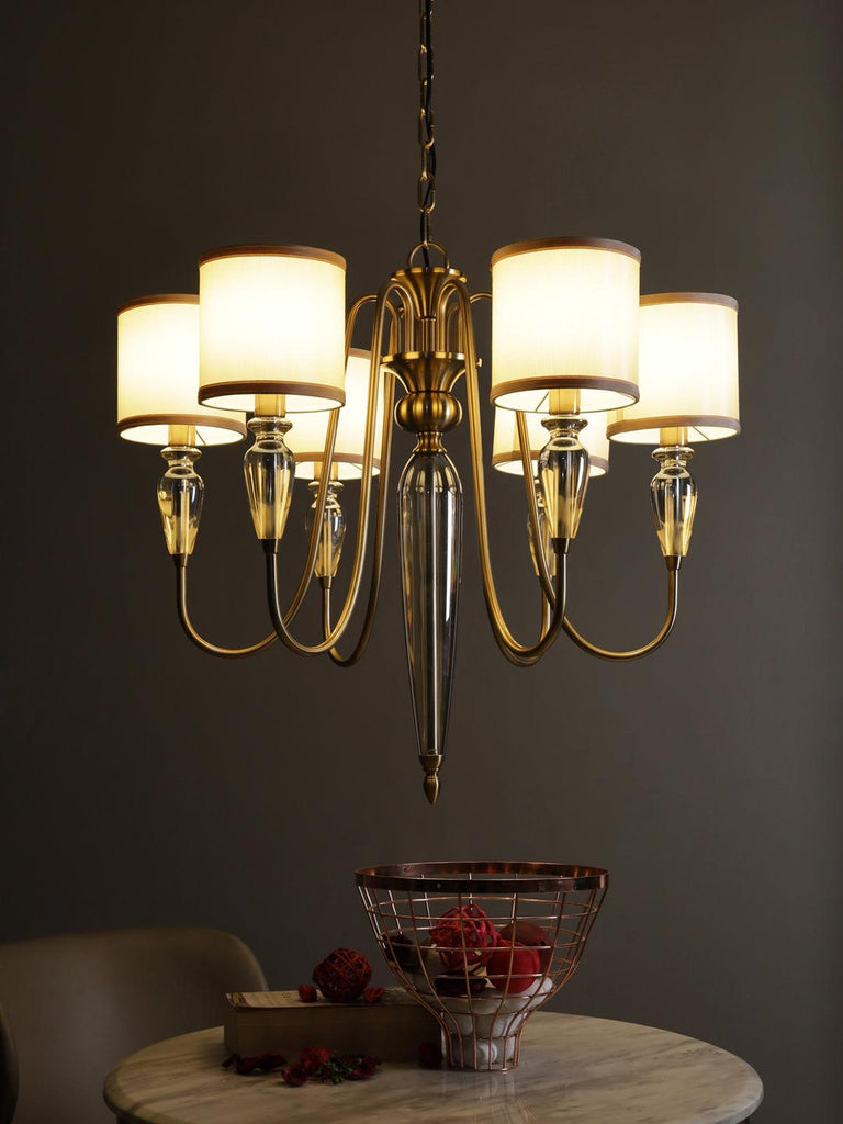 Aubrey 6-Lamp | Buy Premium Chandeliers Online in India | Jainsons Emporio Lights