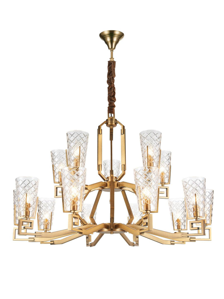 Estelle Traditional Gold Chandelier | Buy Decorative Chandeliers Online India