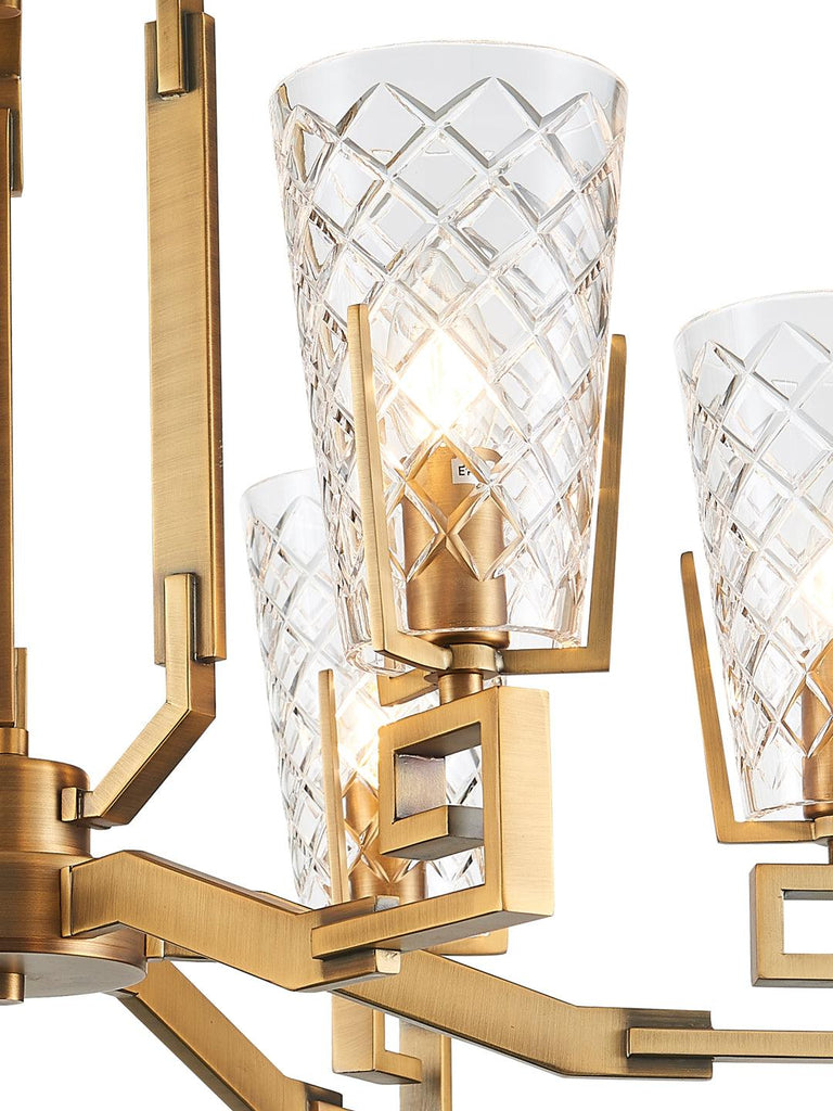 Estelle Traditional Gold Chandelier | Buy Decorative Chandeliers Online India