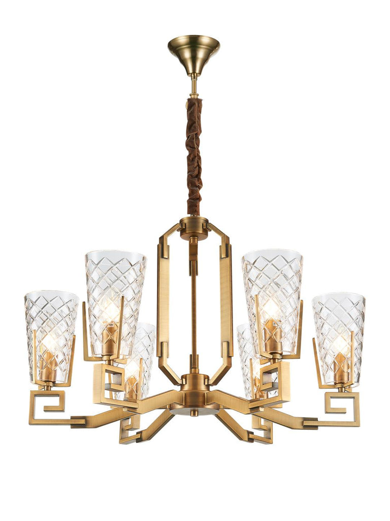 Estelle Traditional Gold Chandelier | Buy Decorative Chandeliers Online India