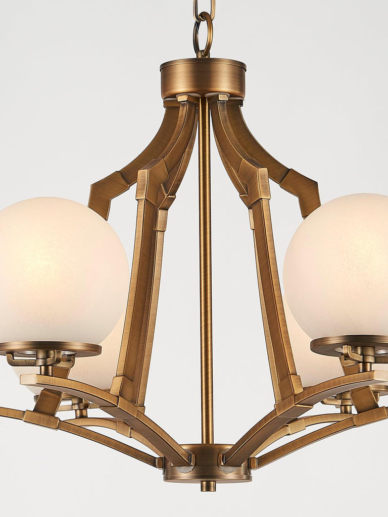 Orville Gold Chandelier | Buy Modern Chandeliers Online India