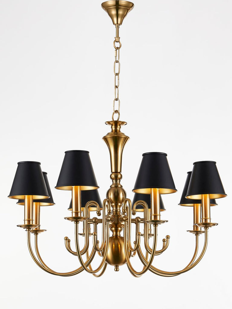 Cecille Black Gold Chandelier | Buy Vintage Chandeliers Online India