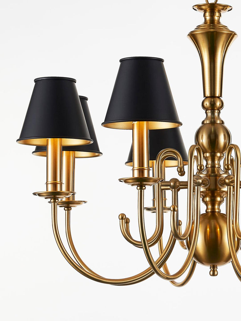 Cecille Black Gold Chandelier | Buy Vintage Chandeliers Online India
