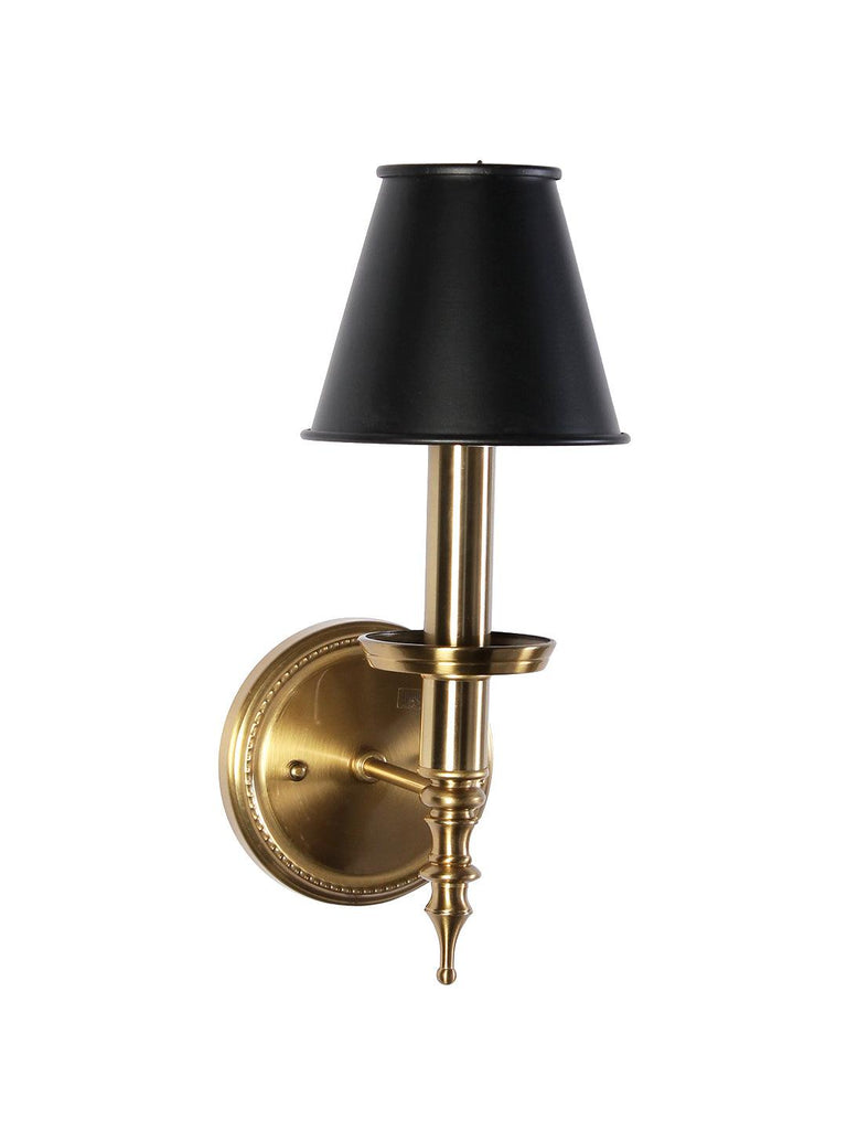 Corille Black Gold Wall Light | Buy Traditional Wall Lights Online India
