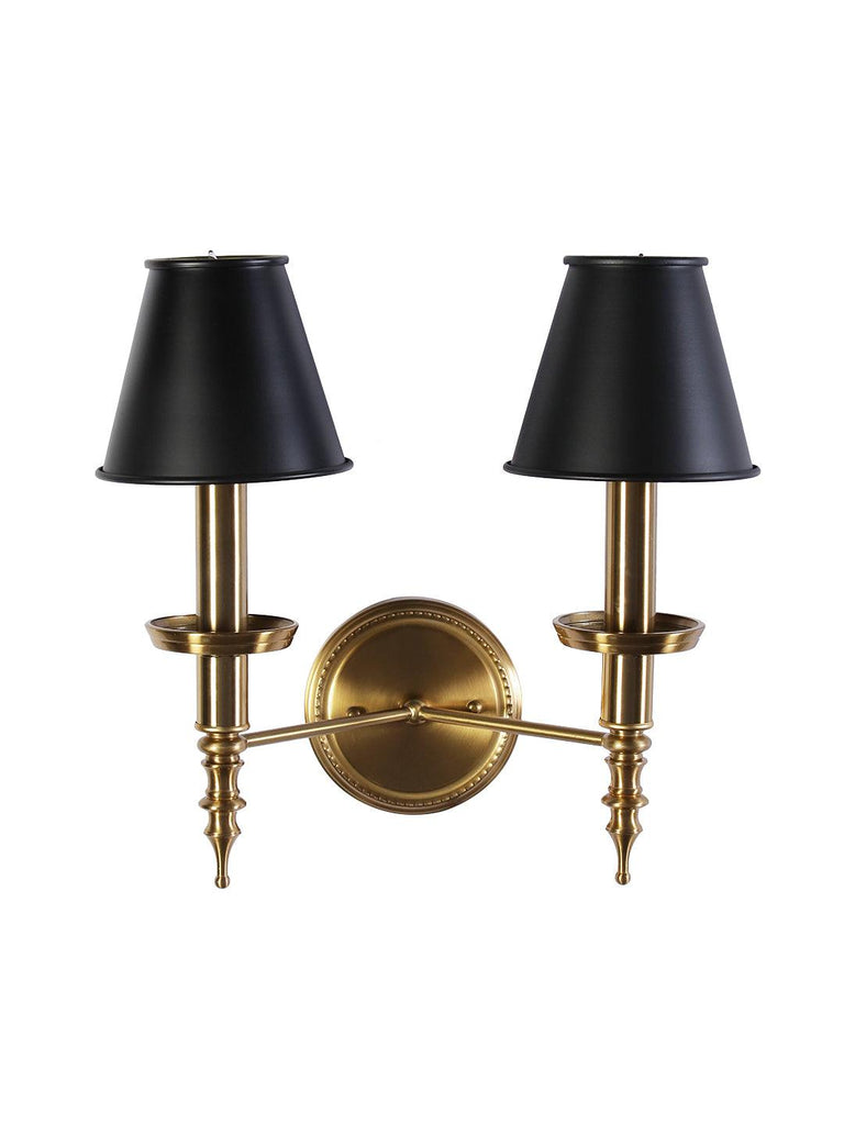 Corille Black Gold Wall Light | Buy Traditional Wall Lights Online India