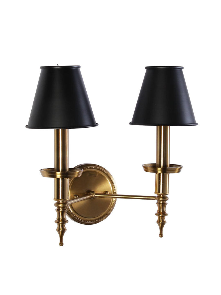 Corille Black Gold Wall Light | Buy Traditional Wall Lights Online India