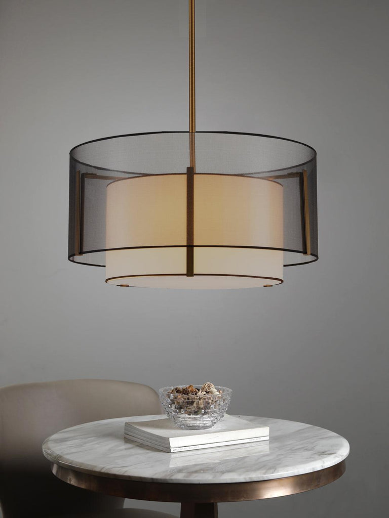 Lykos Scandinavian Drum Hanging Light | Buy Modern LED Ceiling Lights Online India