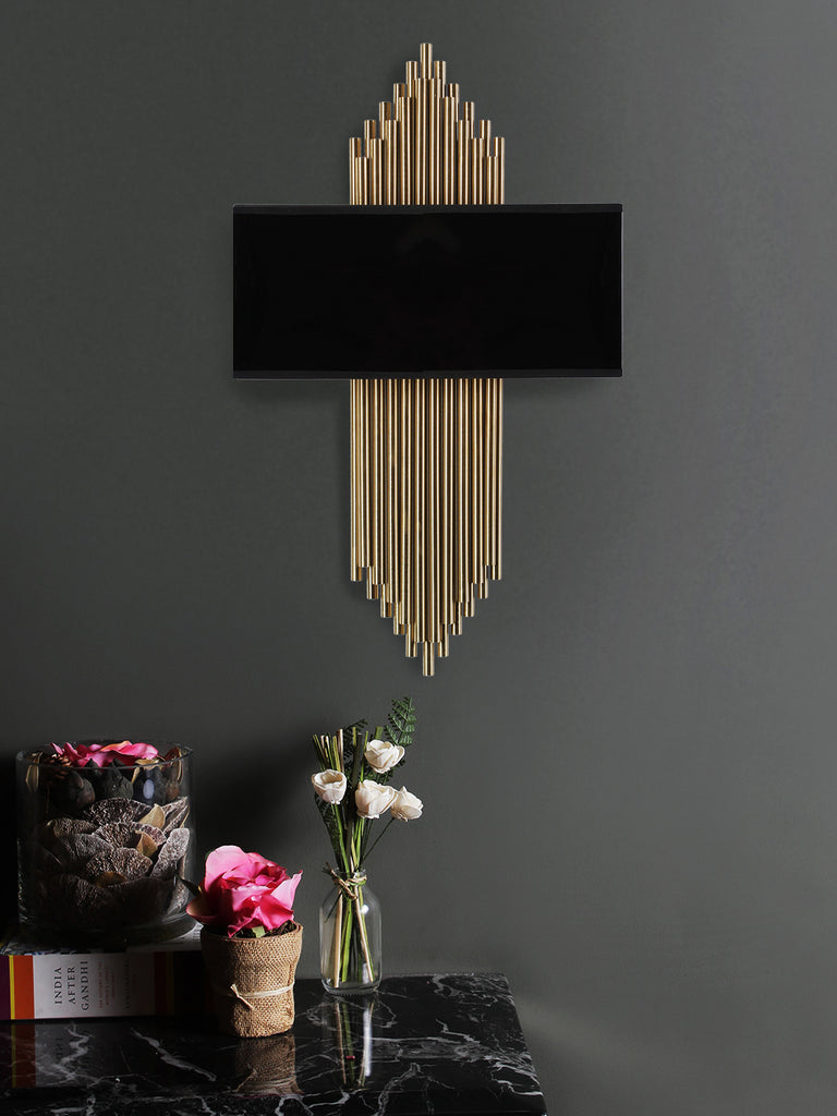 Austin Black Gold Wall Light | Buy Modern Wall Lights Online India