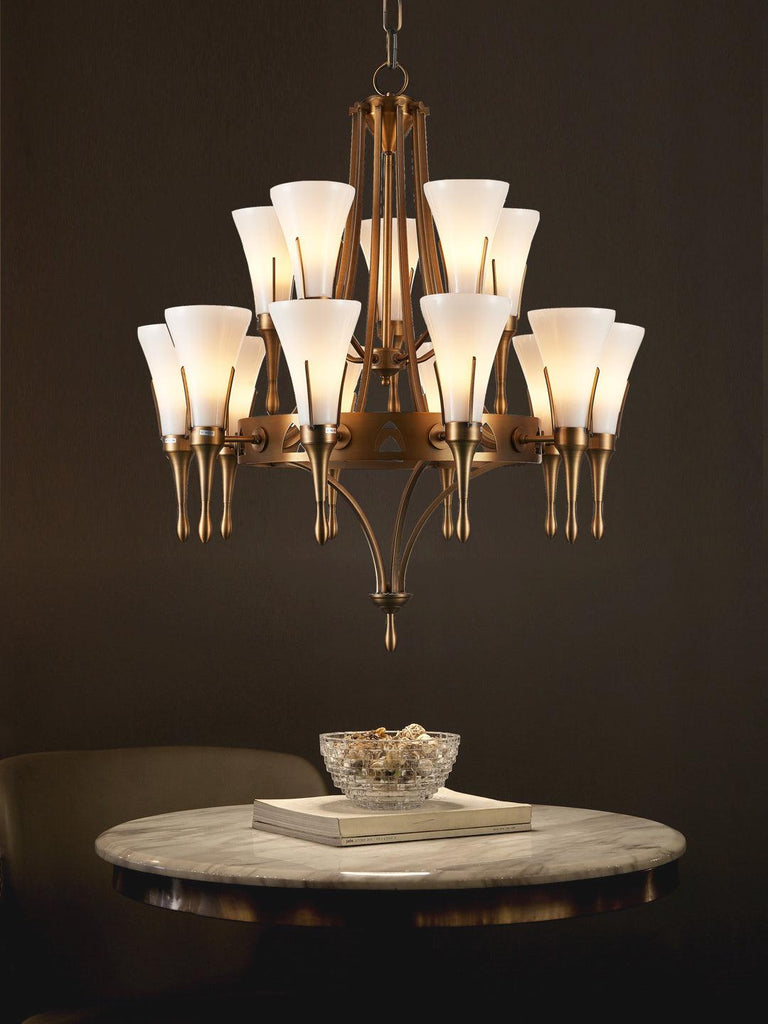 Bosville Gold Chandelier | Buy Vintage Chandeliers Online India