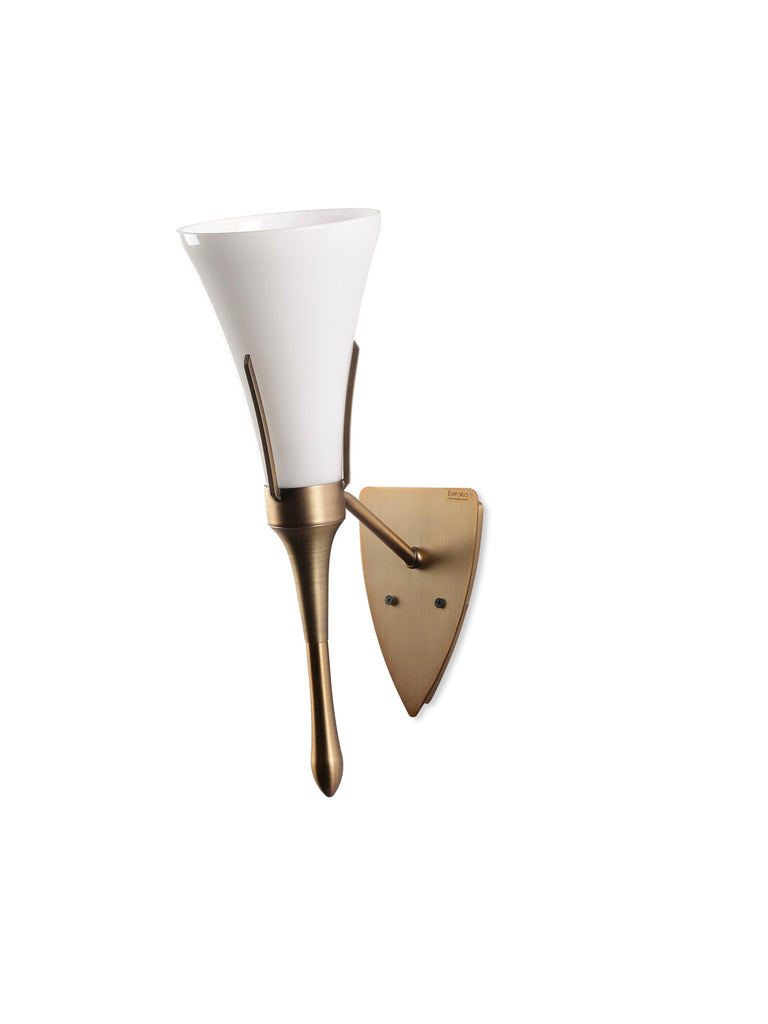 Bosville Glass with Gold Frame Wall Light | Buy Modern Wall Lights Online India