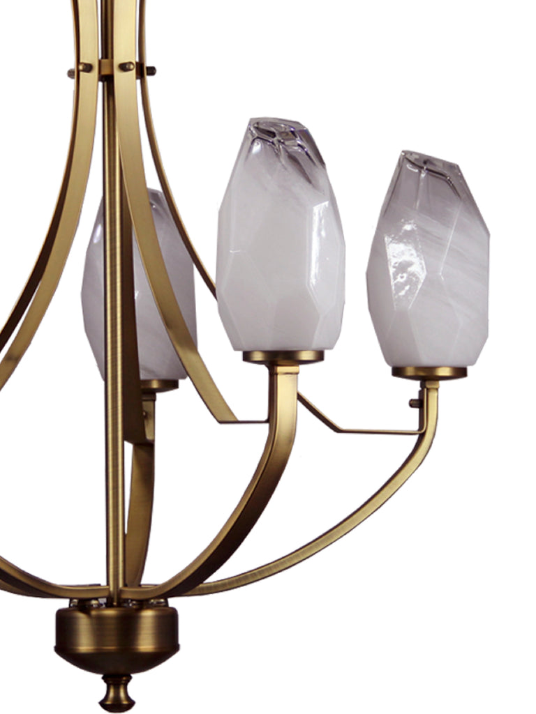 Kinsley 5-Lamp | Buy Premium Chandeliers Online in India | Jainsons Emporio Lights