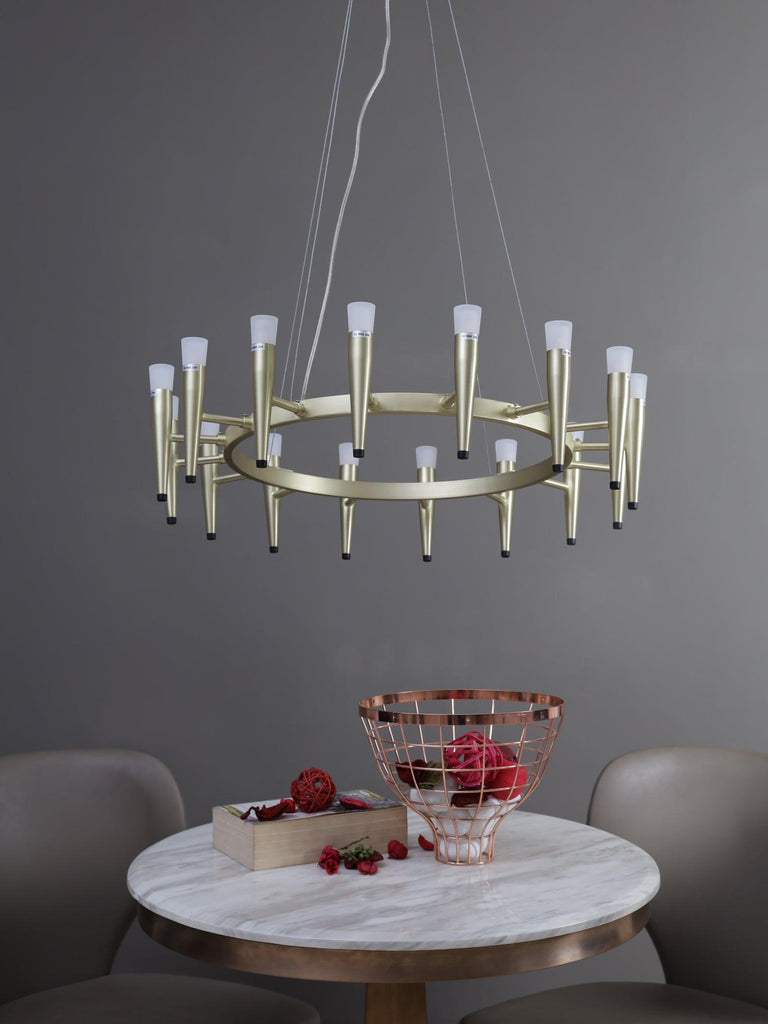 Holden 16-Lamp | Buy LED Chandeliers Online in India | Jainsons Emporio Lights