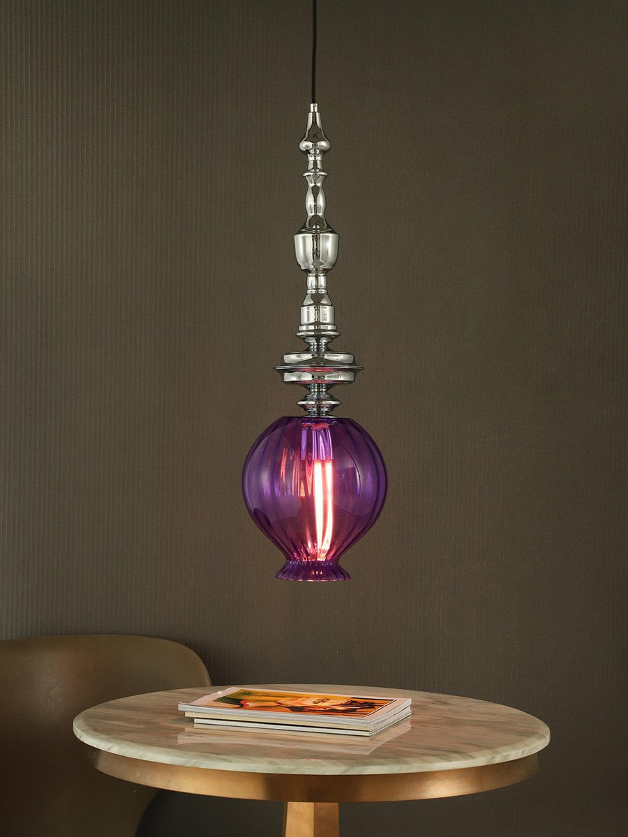 Nicole Purple Pendant Light – Jainsons Emporio