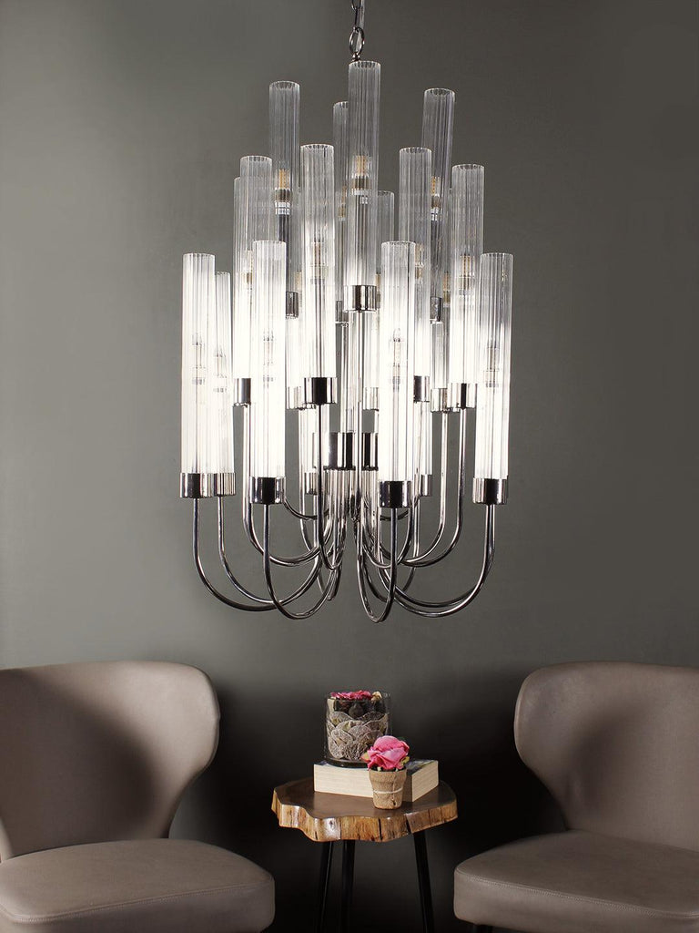 Kleon Silver Chandelier | Buy Modern Chandeliers Online India