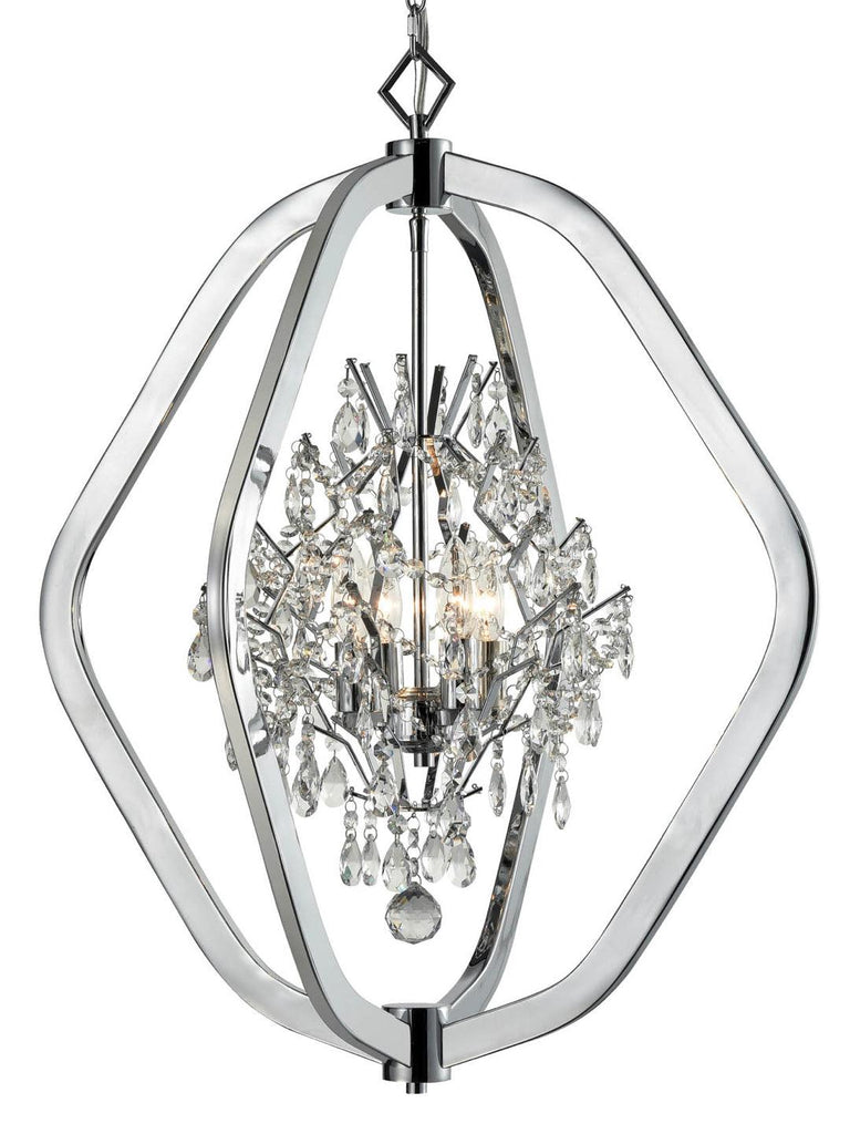 Hilda Silver Crystal Chandelier | Buy Crystal Chandeliers Online India