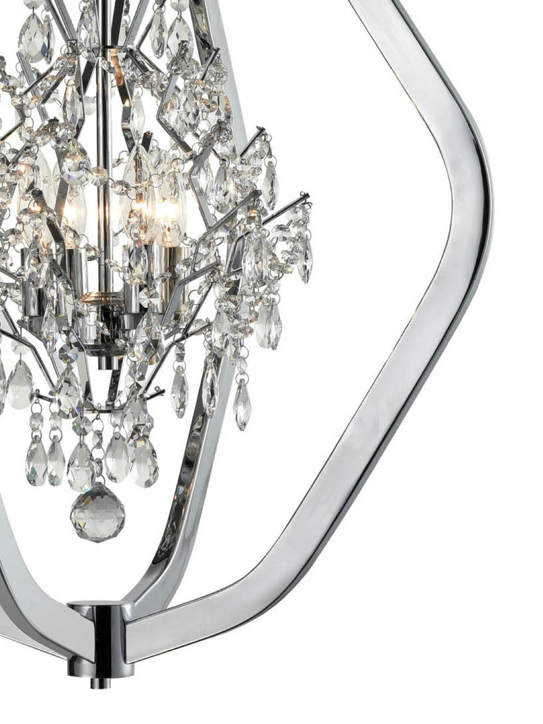 Hilda Silver Crystal Chandelier | Buy Crystal Chandeliers Online India