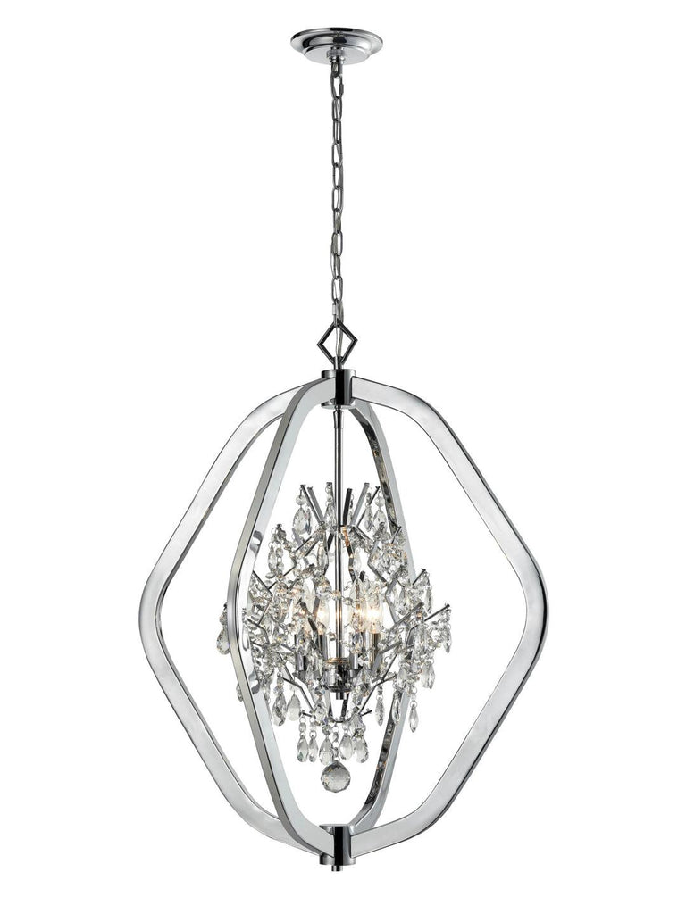 Hilda Silver Crystal Chandelier | Buy Crystal Chandeliers Online India