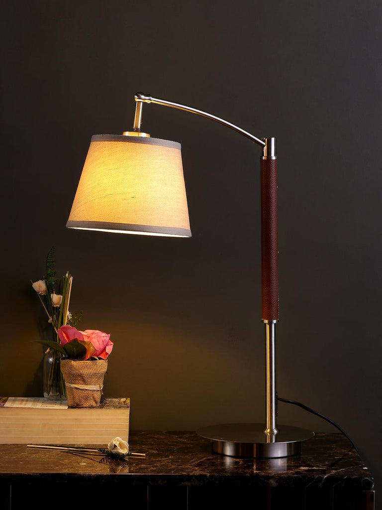Espen Silver Desk Lamp | Buy Modern Desk Lamps Online India
