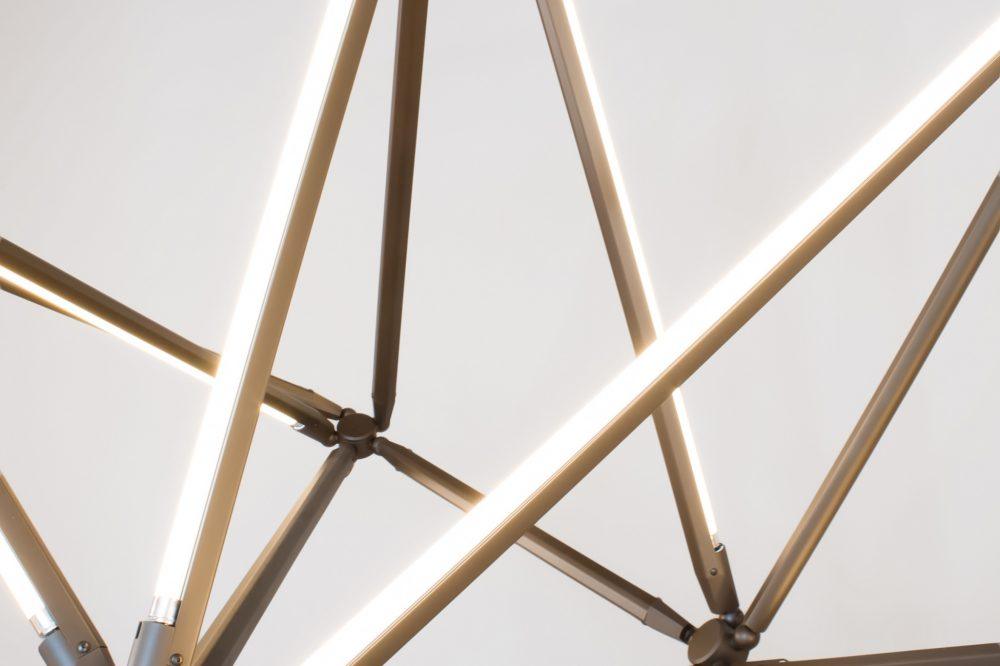 Avis White Gold Pendant Lamp | Buy Luxury Hanging Lights Online India