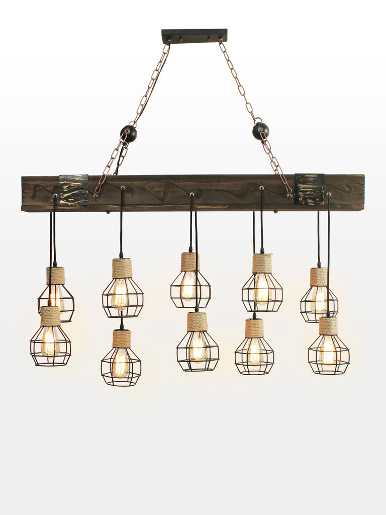 Wire Cage Cluster Vintage Chandelier | Buy Luxury Chandeliers Online India