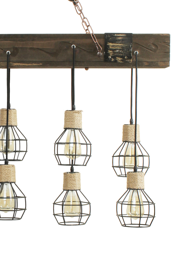 Wire Cage Cluster Vintage Chandelier | Buy Luxury Chandeliers Online India