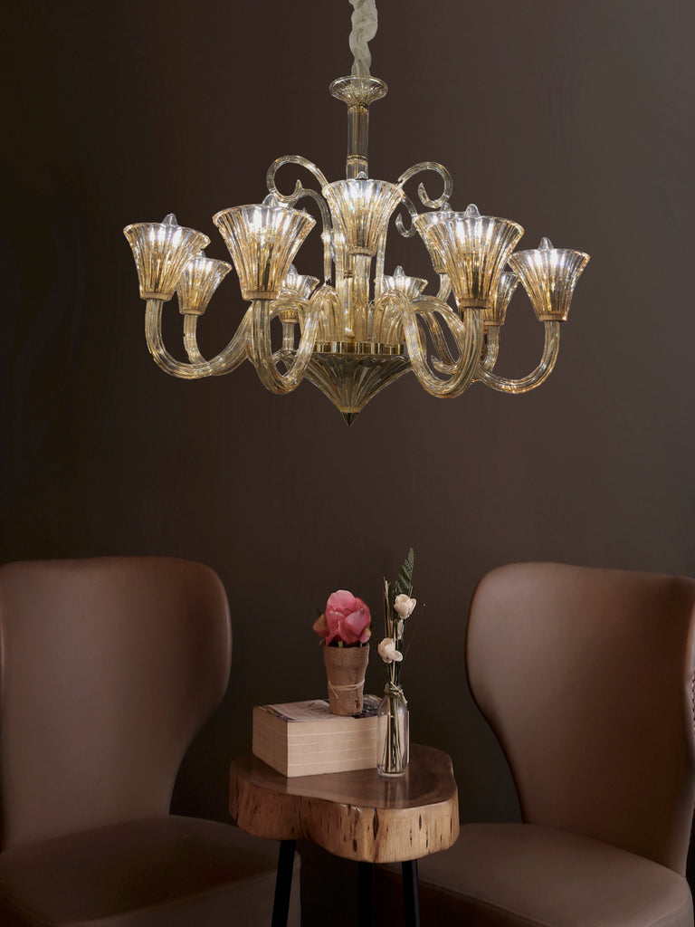Dorothy Gold Crystal Chandelier | Buy Luxury Chandeliers Online India