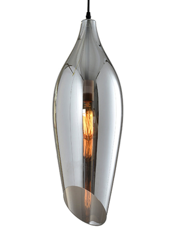 Quino Smoky Glass Pendant Light | Buy Decorative Ceiling Lights Online India