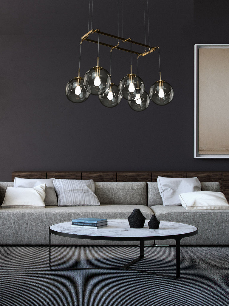 Cora Multi Light Linear Chandelier | Buy Decorative Ceiling Lights Online India