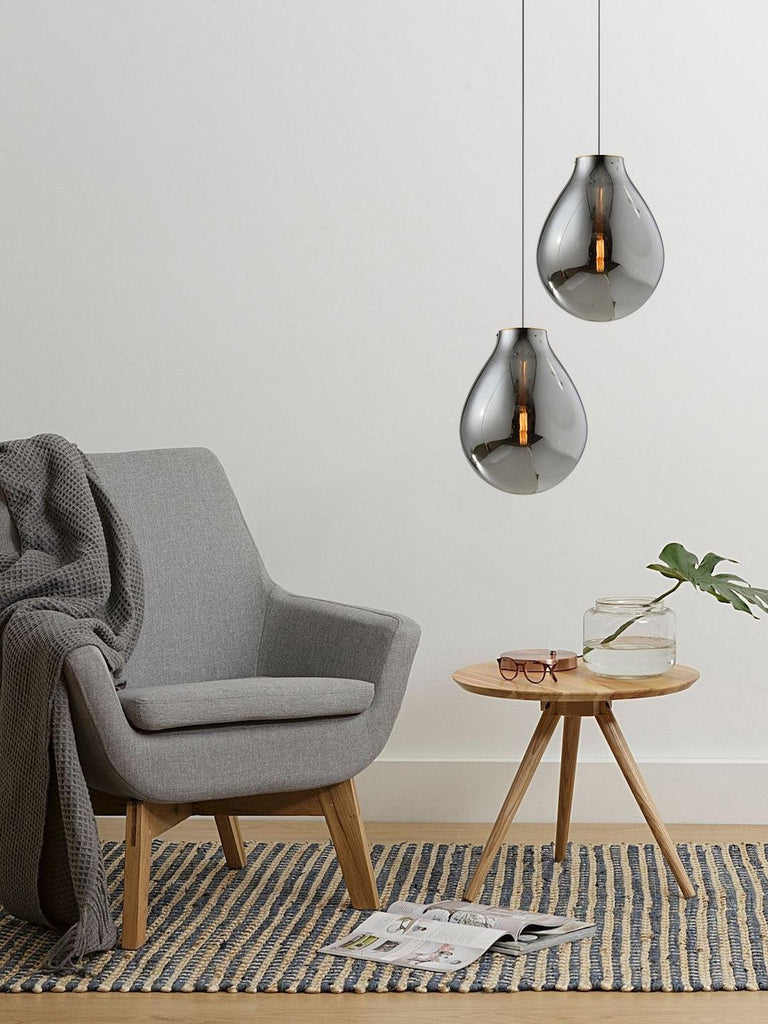 Siora Smoky Glass Pendant Light | Buy Decorative Ceiling Lights Online India